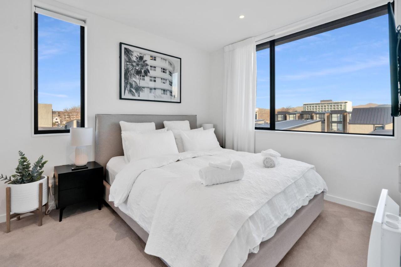 Top Floor Luxury City Central W Sunny Balcony Christchurch Exterior foto